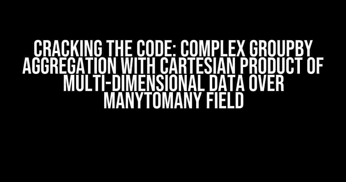 Cracking the Code: Complex GroupBy Aggregation with Cartesian Product of Multi-Dimensional Data over ManyToMany Field