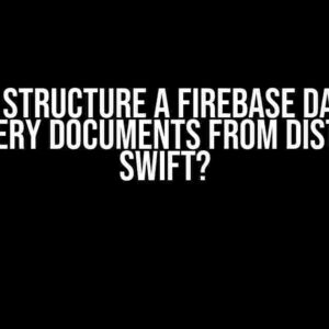 How to Structure a Firebase Database and Query Documents from District in Swift?